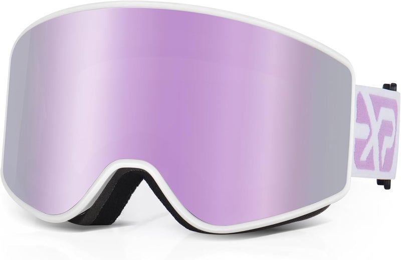 EXP VISION Ski/Snowboard Goggles Parent-child Snow Goggles Over Glasses for Men, Women Youth Kids - Image 1